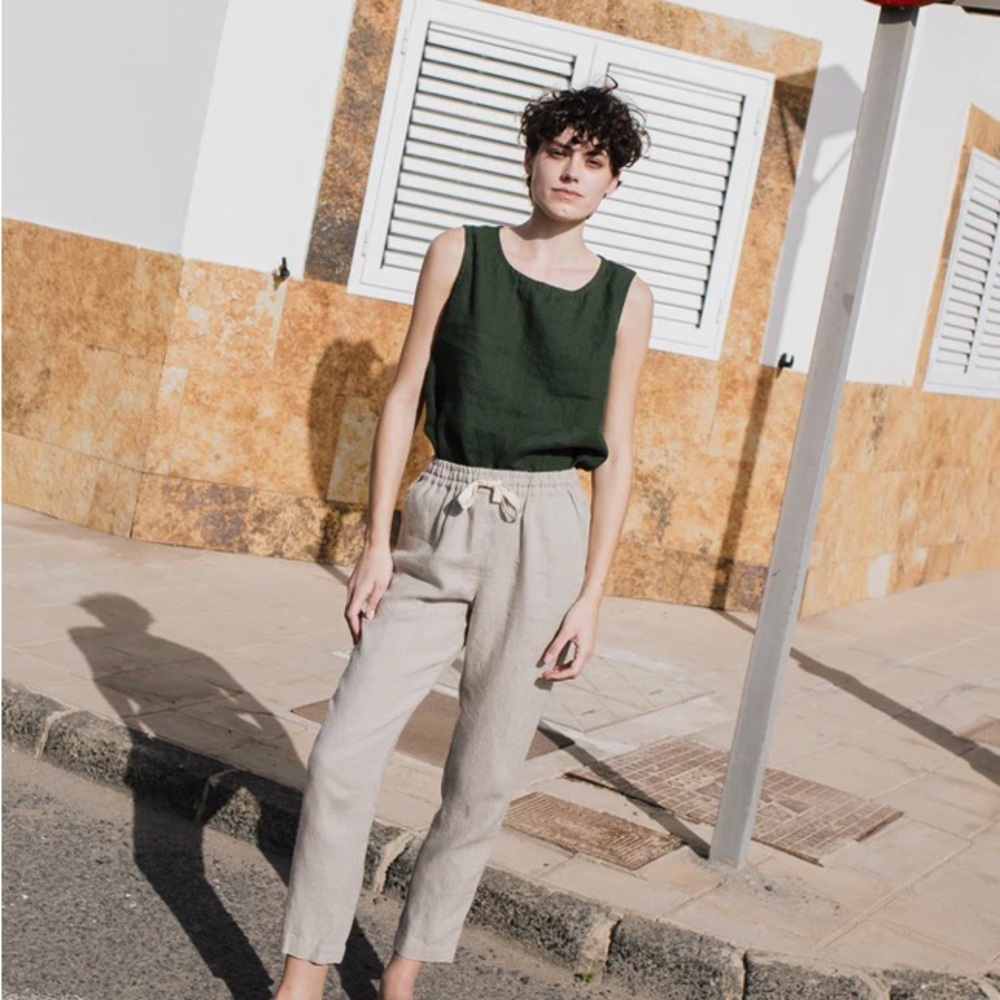 Not Perfect Linen Athens Pants